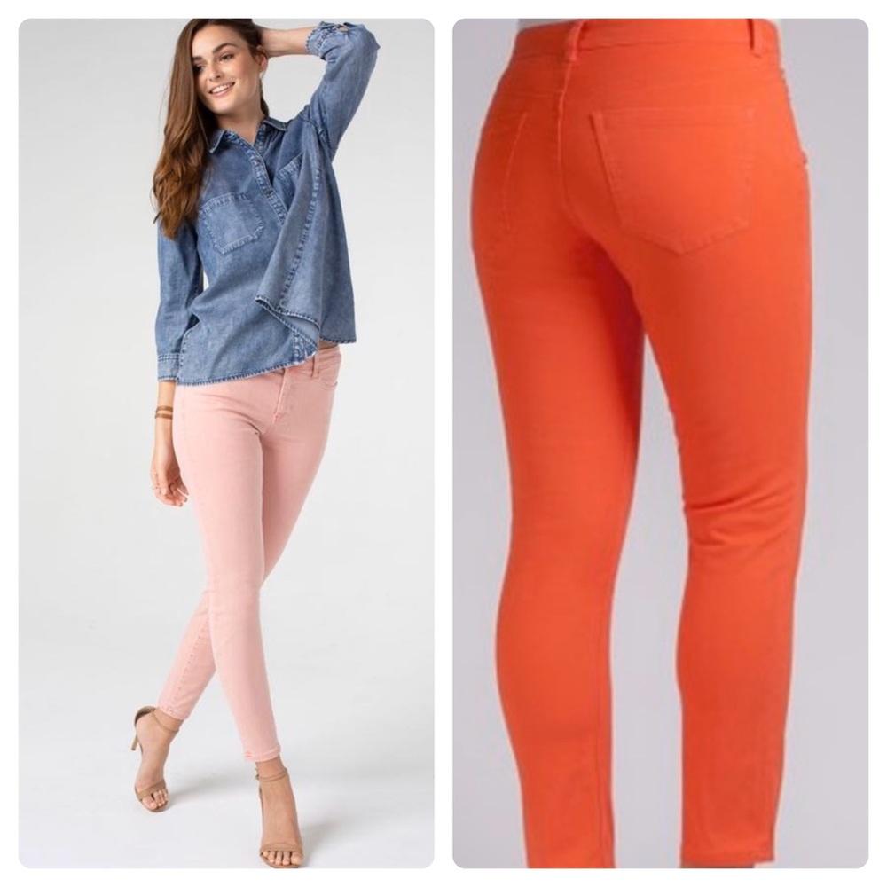 EUC Liverpool Jeans Co Coral Abby Ankle Skinny